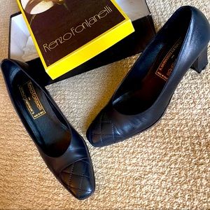 RENZO FONTANELLI   Heels   Navy Blue   10AA